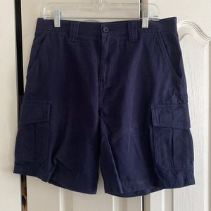Croft & Borrow Men’s Navy Blue CargoShorts - Size 32 waist